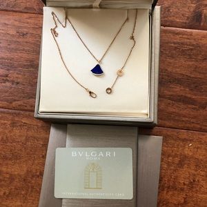 Brand new Bvlgari diva necklace lapis